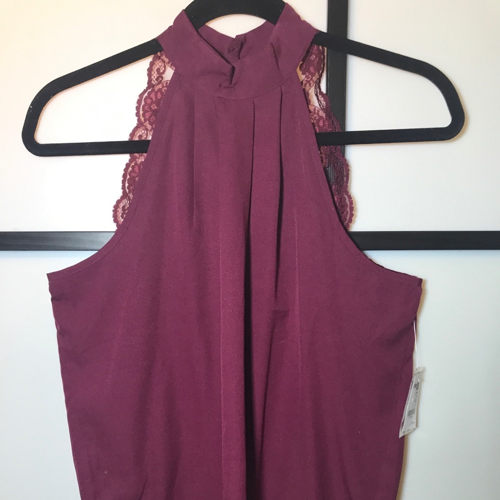 Back Lace Halter